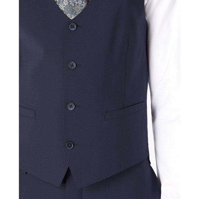 Mens Luca Slim Fit Wool-Rich Waistcoat