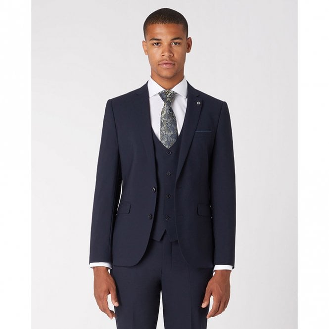 Mens Luca Slim Fit Wool-Rich Stretch Suit