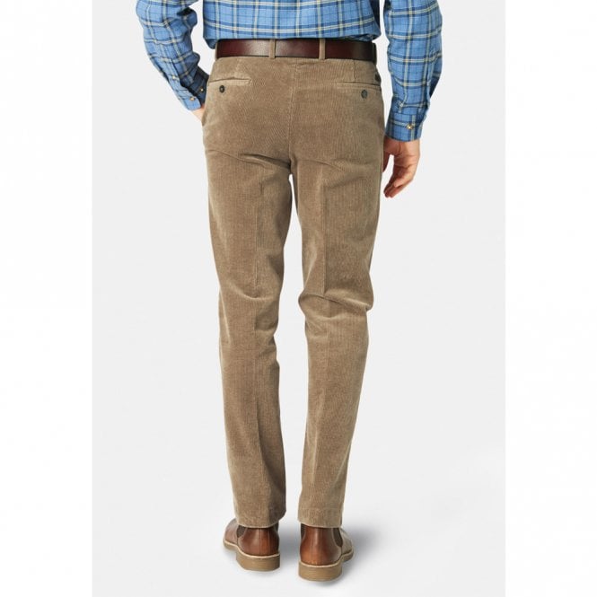 Mens Regular Fit Camel Corduroy Trouser