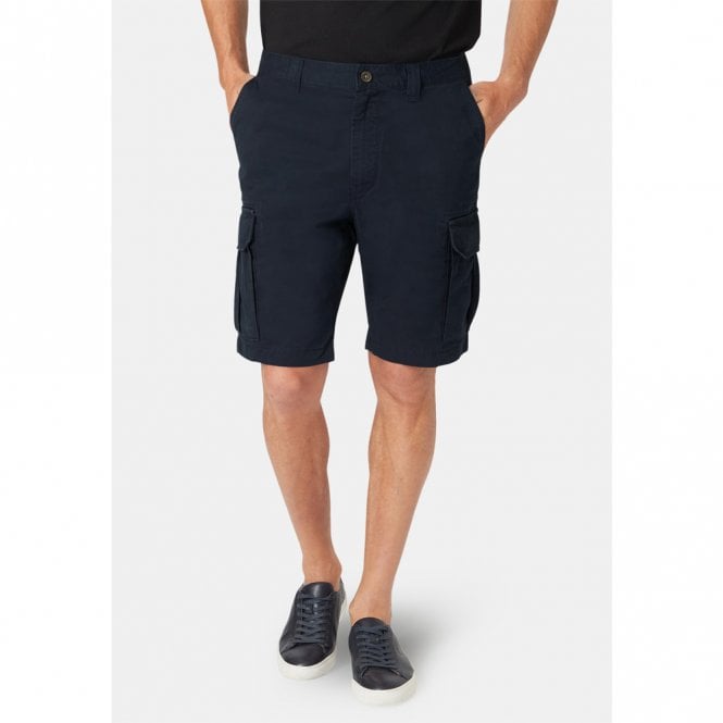Mens Carleton Navy Cargo Shorts
