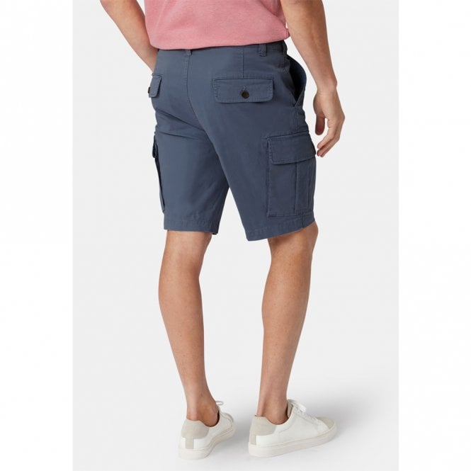 Mens Carleton Mid Blue Cargo Shorts