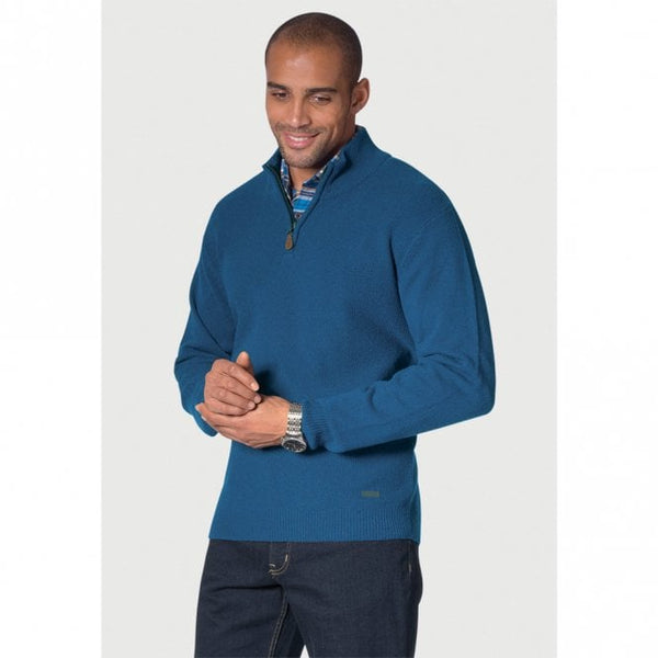 Mens Caldew Rice Stitch 1/4 Zip