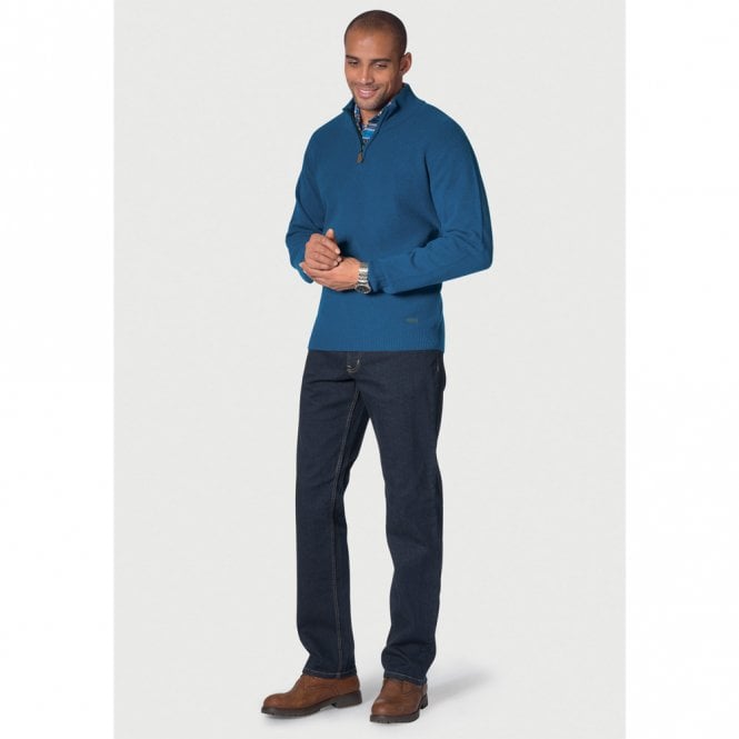 Mens Caldew Rice Stitch 1/4 Zip
