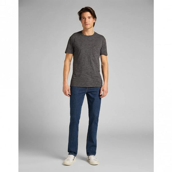 Mens Brooklyn Straight In Dark Stonewash Jeans