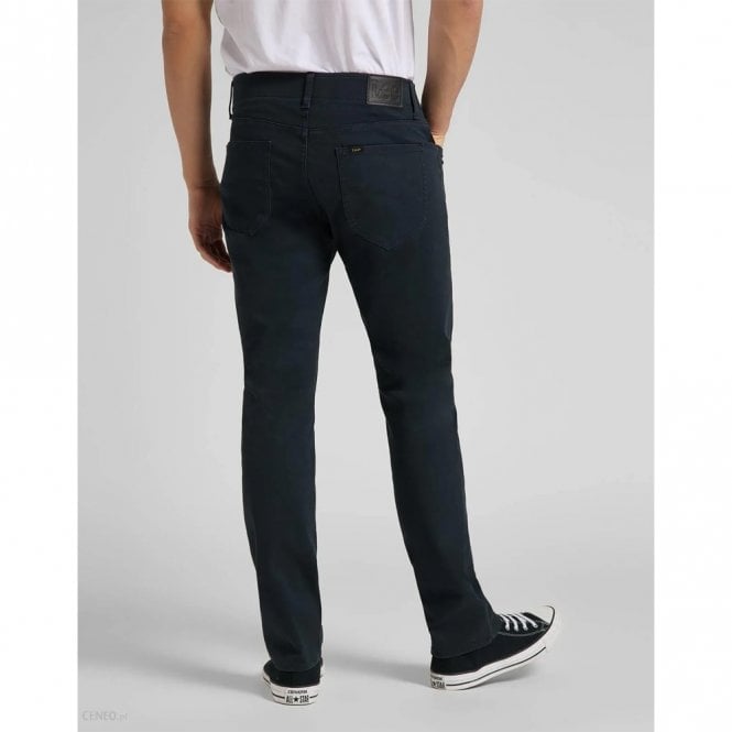 Mens Straight Fit Tapered Leg Navy Jeans Secondary image