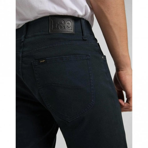 Mens Straight Fit Tapered Leg Navy Jeans
