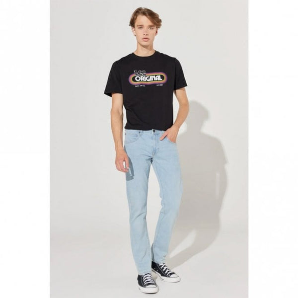 Mens Daren Regular Straight Fit Blue Sky Light Jeans