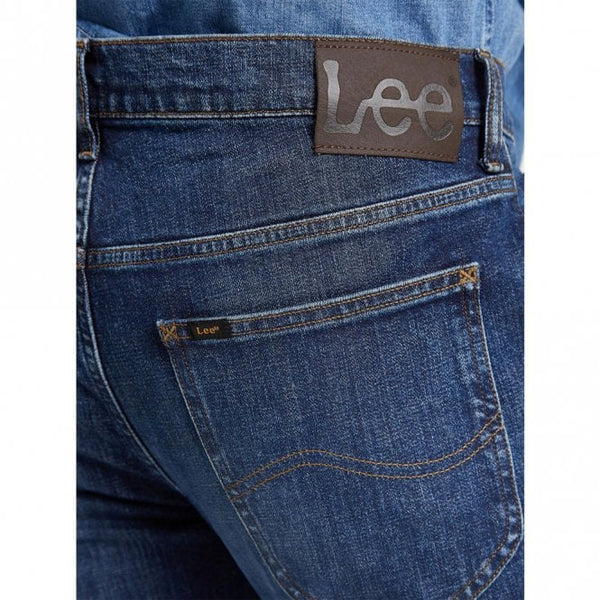 Mens Daren Regular Straight Mid Foam Blue Jeans