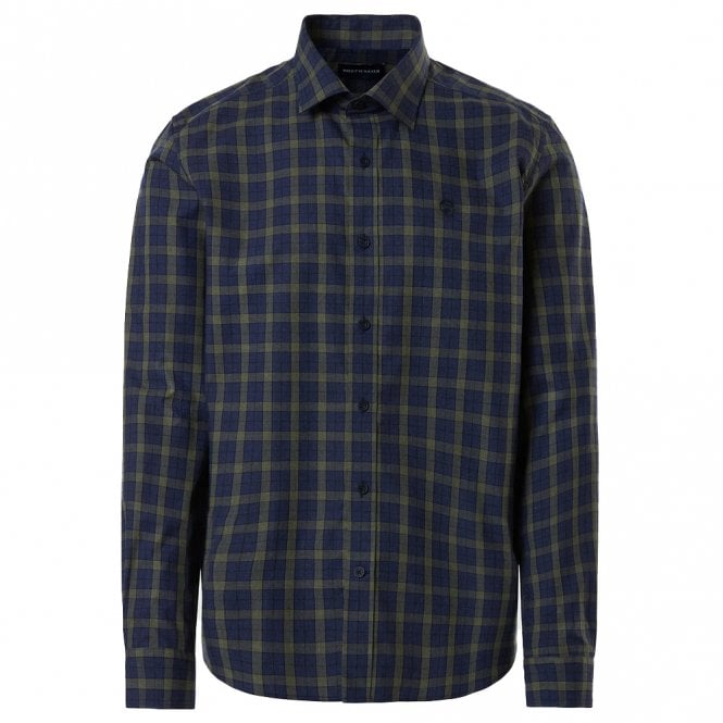 Mens Melange Checked Shirt