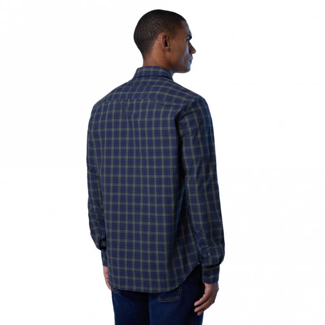 Mens Melange Checked Shirt
