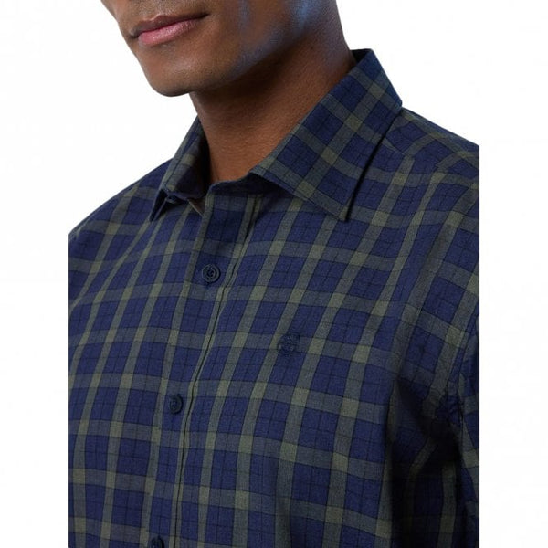 Mens Melange Checked Shirt