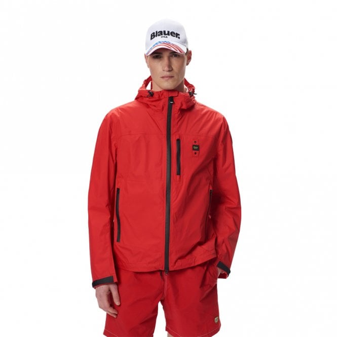 Mens Victor Hooded Windbreaker Jacket