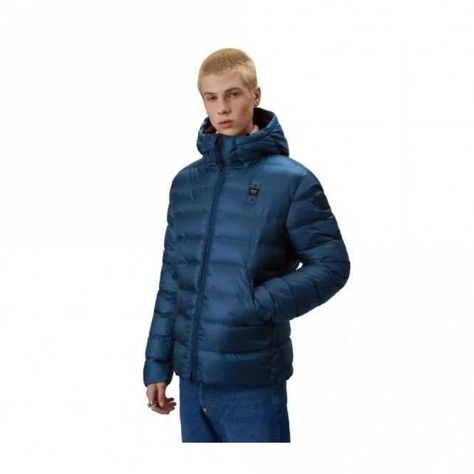 Mens Sergio Hooded Down Jacket