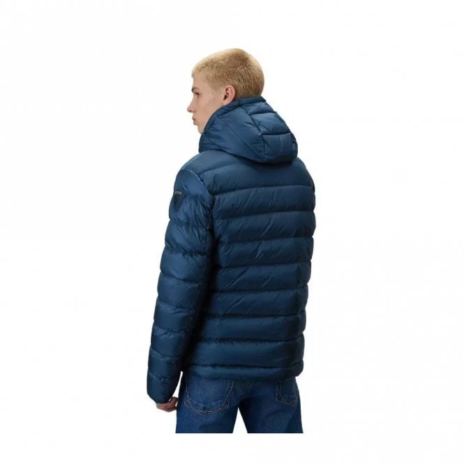Mens Sergio Hooded Down Jacket
