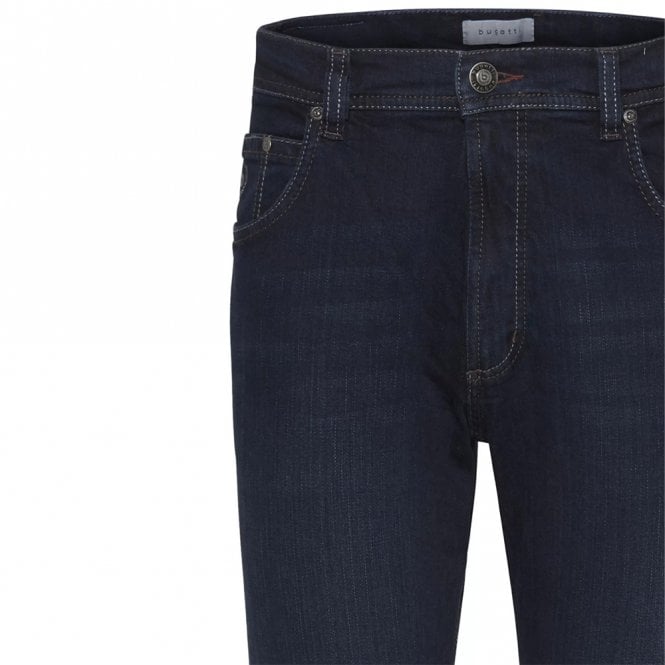 Mens Comfort Stretch Dark Jeans