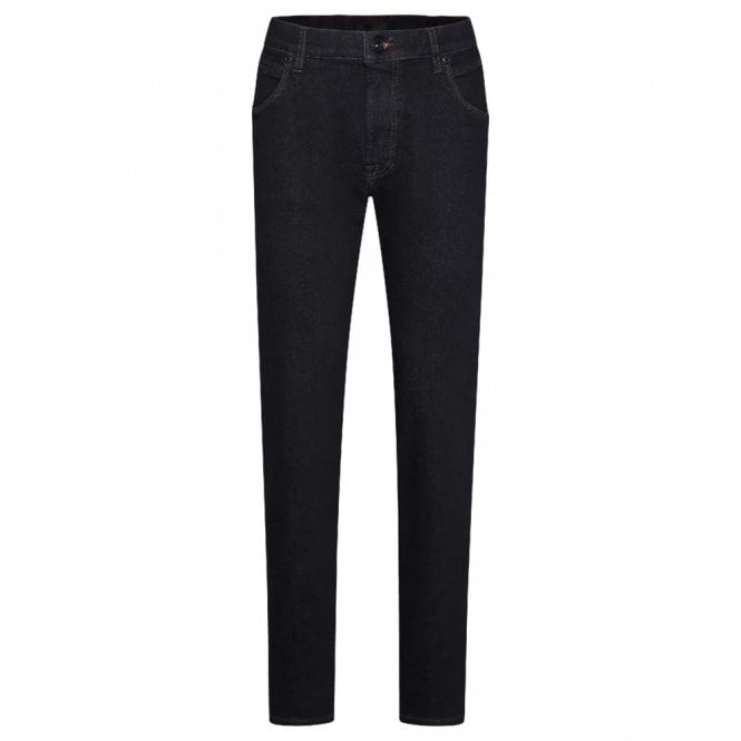 Mens Power Stretch Navy Jeans Main image