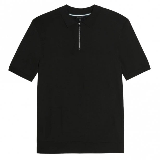 Mens Daldin Rayon Zip Polo Shirt