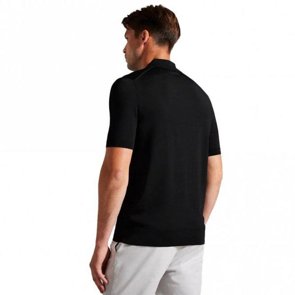 Mens Daldin Rayon Zip Polo Shirt