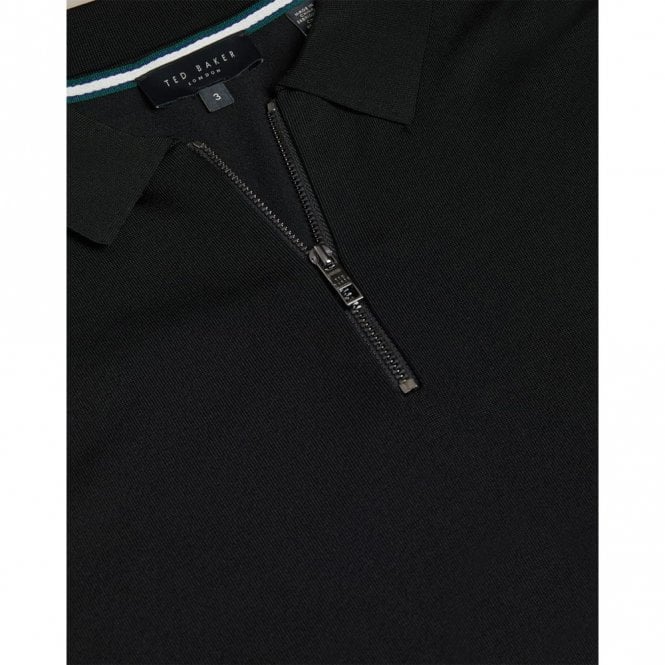 Mens Daldin Rayon Zip Polo Shirt