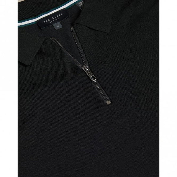 Mens Daldin Rayon Zip Polo Shirt