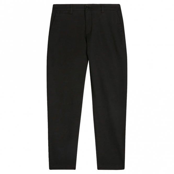 Mens Genbee Casual Relaxed Black Chino