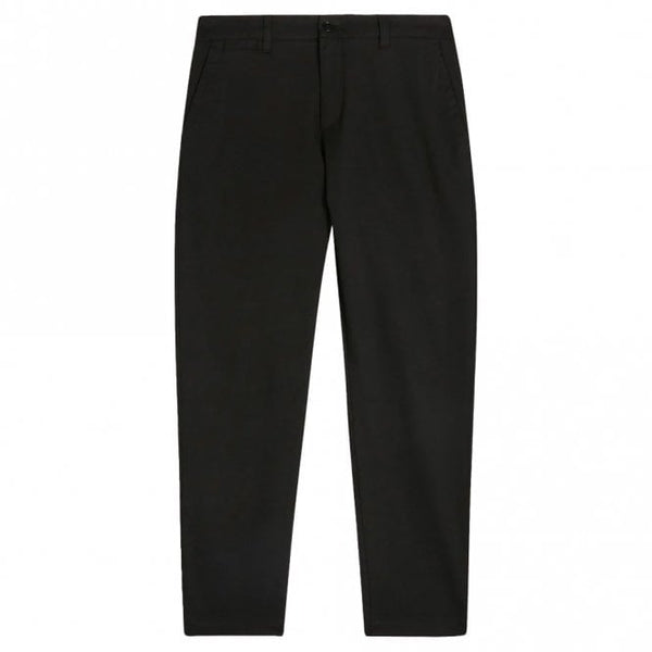 Mens Genbee Casual Relaxed Black Chino