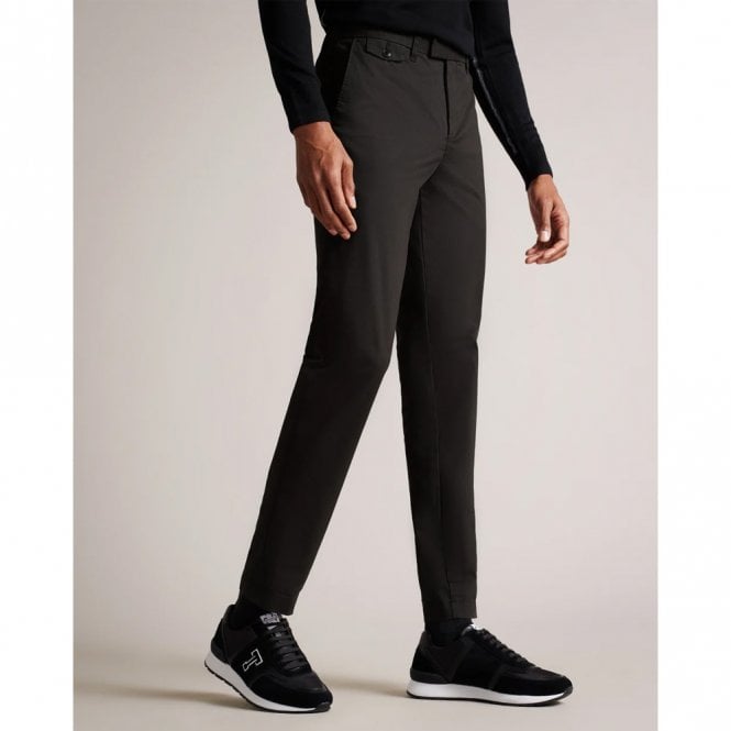 Mens Genay Slim Black Chino