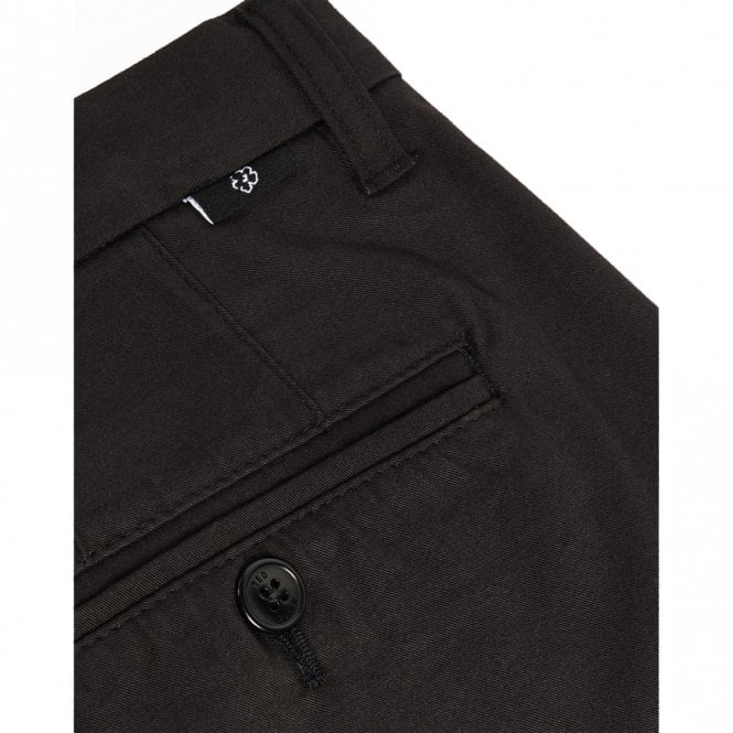 Mens Genay Slim Black Chino