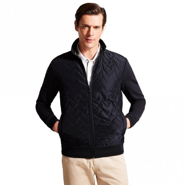 Mens Hamste Quilted Front Jacket