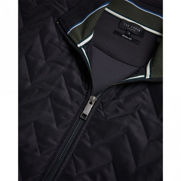 Mens Hamste Quilted Front Jacket