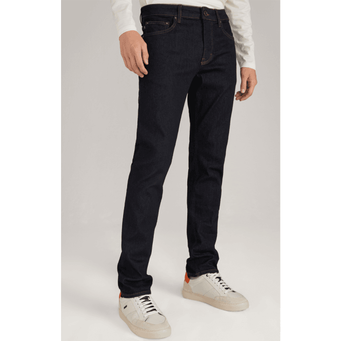 Mens Mitch Re-Flex Dark Blue Jeans Secondary image