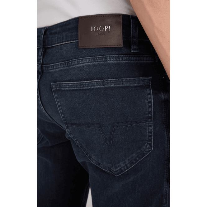 Mens Mitch Re-Flex Navy Jeans