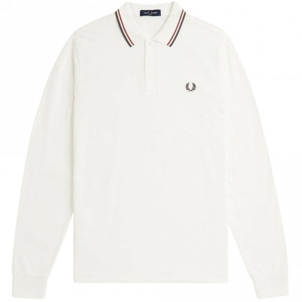 Mens M3636 Twin Tipped Long Sleeve Polo Shirt