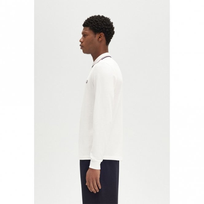 Mens M3636 Twin Tipped Long Sleeve Polo Shirt