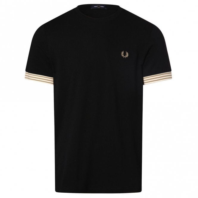 Mens Striped Cuff T-Shirt