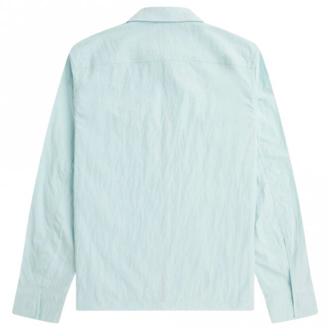 Mens Textured Zip-Through Overshirt Secondary image
