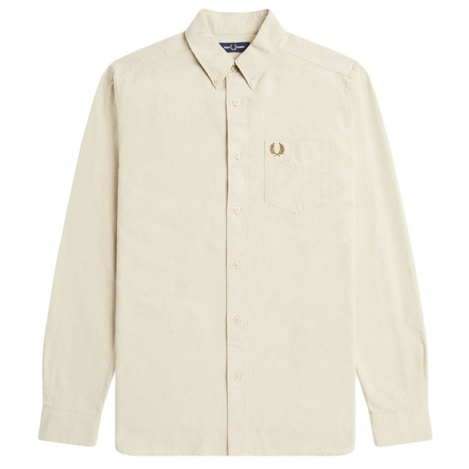 Mens Long Sleeve Oxford Shirt