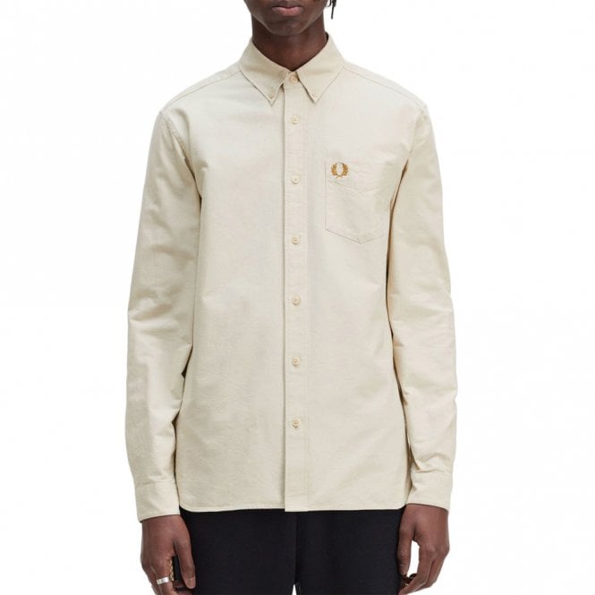 Mens Long Sleeve Oxford Shirt