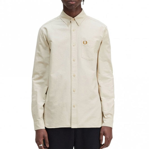 Mens Long Sleeve Oxford Shirt