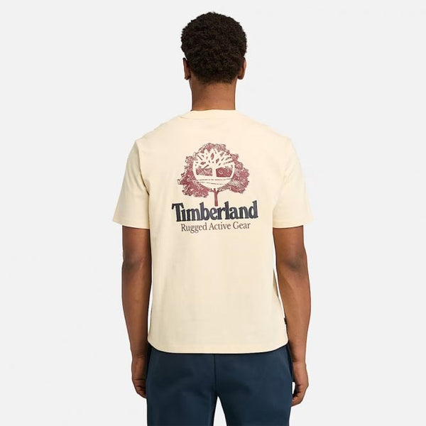 Mens Rugged Active Gear Back Graphic T-Shirt