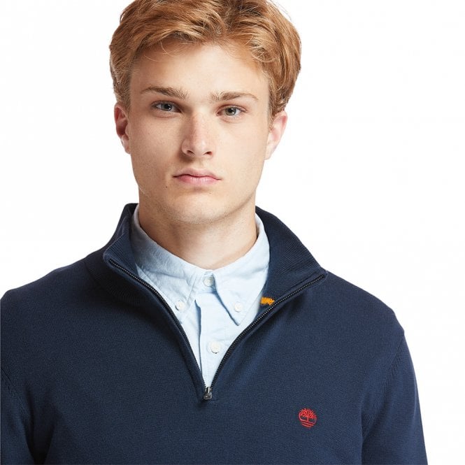 Mens Williams River Knit 1/2 Zip
