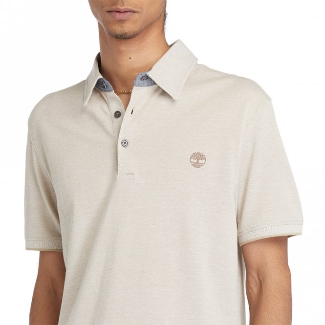 Mens Baboosic Brook Oxford Slim Fit Polo Shirt