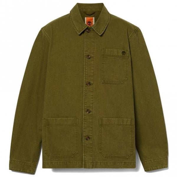 Mens Kempshire Washed Canvas Chore Jacket