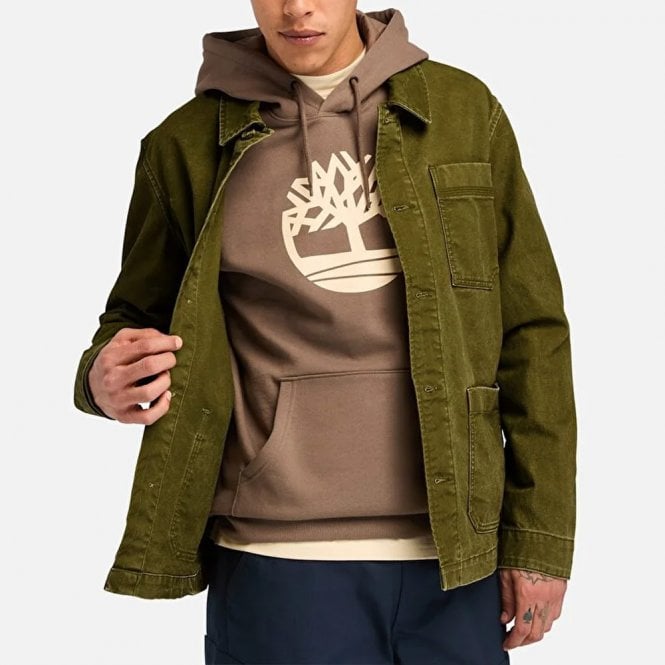 Mens Kempshire Washed Canvas Chore Jacket