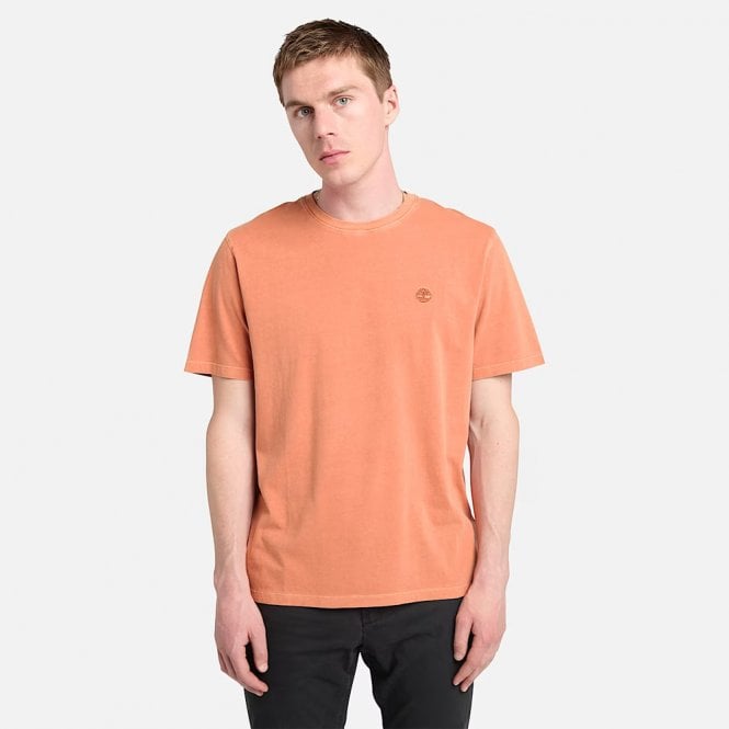 Mens Dunstan River Garmnet Dye T-Shirt Secondary image