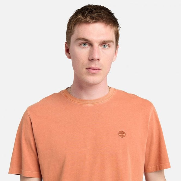 Mens Dunstan River Garmnet Dye T-Shirt
