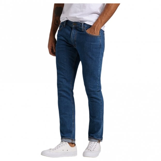 Mens Luke Mid Stone Wash Jeans