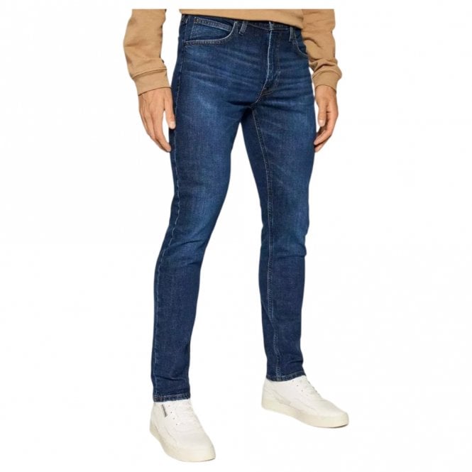 Mens Luke Dark Worn Kansas Jeans