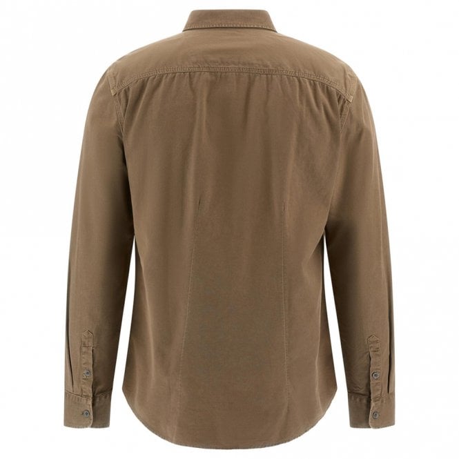 Mens Sunset Textured Long Sleeve Shirt Secondary image