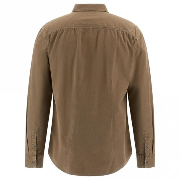 Mens Sunset Textured Long Sleeve Shirt